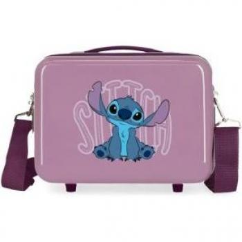 Borsa da Toilette Disney Fun Stitch Viola Unica