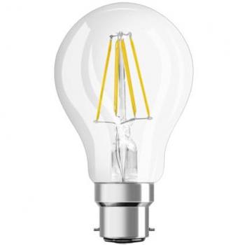 Classic Performance Clear LED Bulb B22d 7W 806lm Warm White Dimmable – 60W Replacement