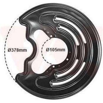 VAN WEZEL Bremsscheibe hinten rechts 3794374