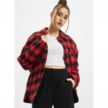 Urban Classics Damen Flanell Padded Overshirt