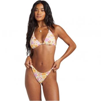 Top bikini Billabong Sungazers blanco naranja