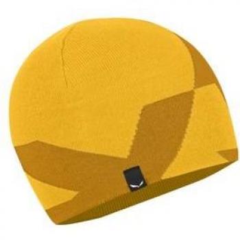 Salewa Beanie Giallo Reversible per Uomo e Donna