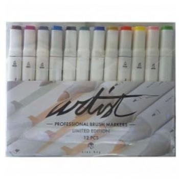 Set Pastelli Alex Bog a Punta di Feltro – 12 X Professional