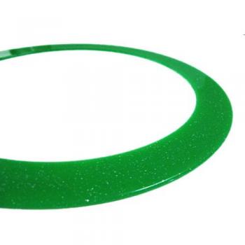 Grüner Glitzer‑Ring, 32 cm – Jonglieren leicht gemacht