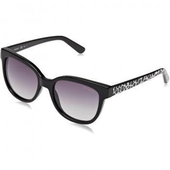 MAX & CO Frauen Sonnenbrille CO.241/S 9C QBD 53, Schwarz-Weiß Tierdesign/Dunkelgrau Sf