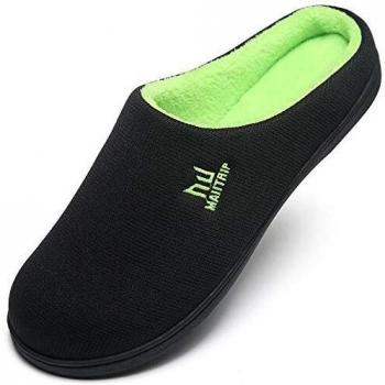 Scarpe da Casa Uomo Mulle Memory Foam Verde Antiscivolo 40-41