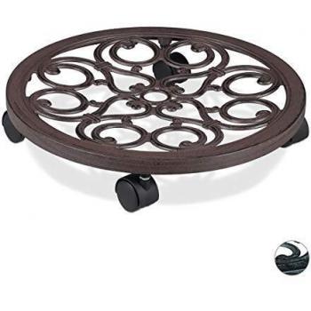 Metal Flower Pot Roller