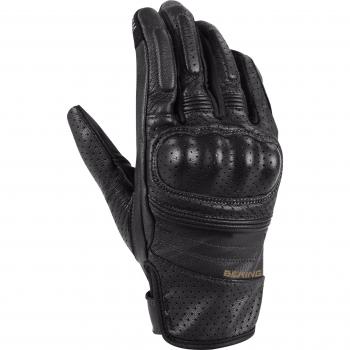 Bering Score perforierte Motorradhandschuhe für Damen Schwarz S