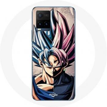 Copertura Mobile Vivo Y21s 2021 Dragon Ball in Colori