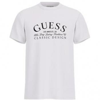 T-shirt Guess International Blanc