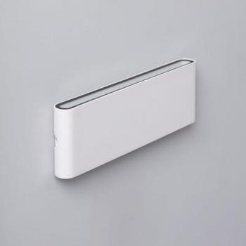 Applique LED 20W Esterno Doppia Luce Rettangolare Bianco Naturale