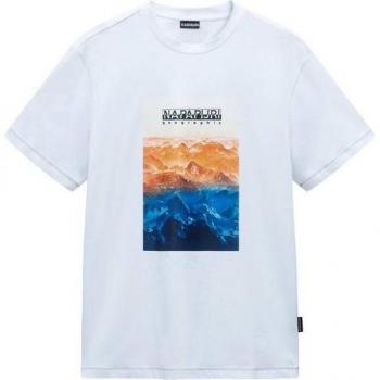 Top Estilo Urbano XXL Napapijri Blanco Naranja Azul