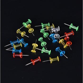 100PCS Clear Push Pins for Cork Boards