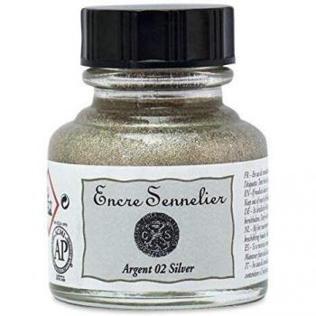 Sennelier 30‑ml Silver Art Ink