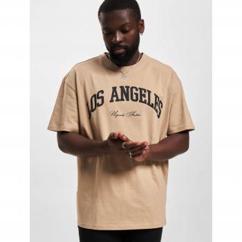 Camiseta L.A. College Beige Oversize