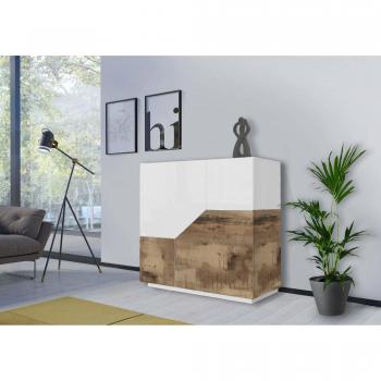 Madia Da Cucina DMORA 79x43h86 Bianco Lucido