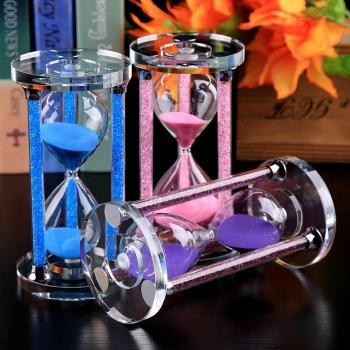 Reloj de Arena de Cristal 15304560 Minutos con Estilo