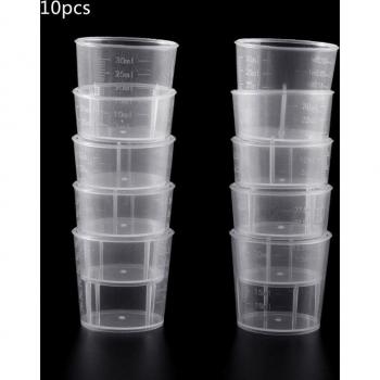 30ml Plastic Liquid Measuring Cups with Lids