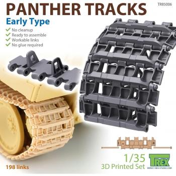 T-Rex Studio Series TR85006: WWII German Panther Tank 1/35 Scale Plastic Model Kit