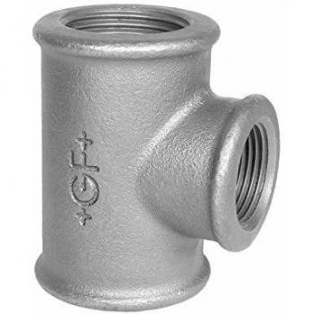 Conector T de Hierro Galvanizado Georg Fischer