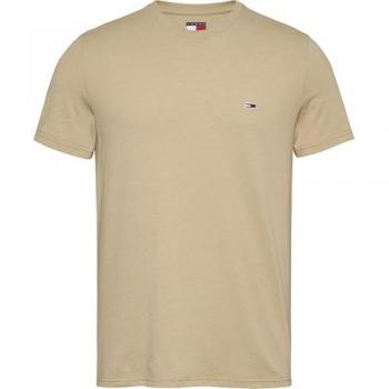 T-shirt Tommy Jeans Xslim Jaspe 2.0 Manica Corta Beige