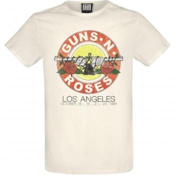 Camisa Hombres Guns N' Roses Vintage Bullet XXL Blanco