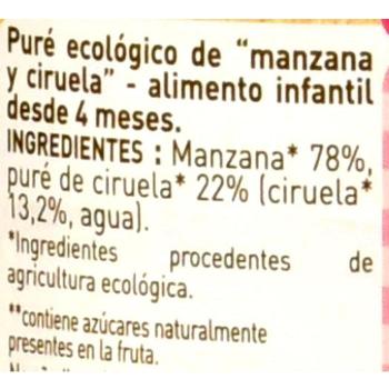 Babybio Pomme et prune 130g