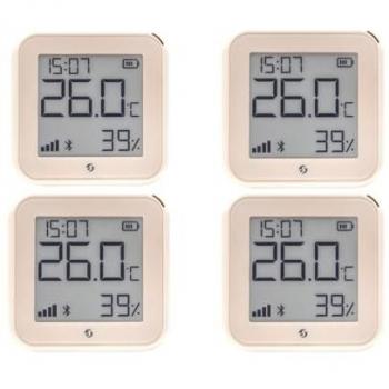 Capteur climatique Shelly Wifi Plus HT Gen 3, BT, Ivoire – Pack de 4