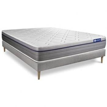 Set Completo Actiflex Zen 160x210: Somier, Muelles Ensacados y Espuma Viscoelástica (3 Zonas)