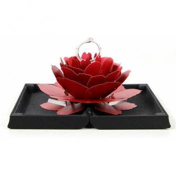 Caja romántica de resina para joyería