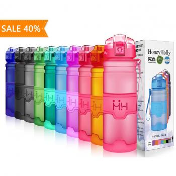 BPA-Free Reusable Bottle with Filter by HoneyHolly
