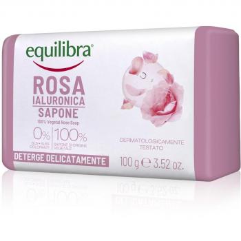 Equilibra Pure Rose Hyaluronic 100g Vegetable Bar