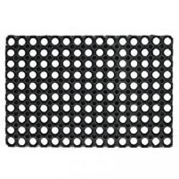 Zerbino Gummy 50x100cm Nero Velcoc