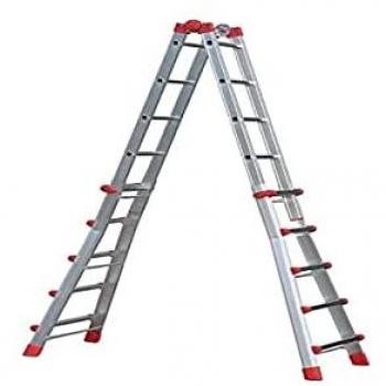 Hailo ProfiStep Multi 7520-251 Échelle pliable multifonction télescopique 4x5 échelons 5m75