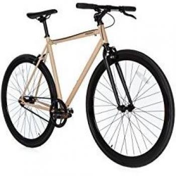 Bicicleta de Fixed Gear Moma Beige