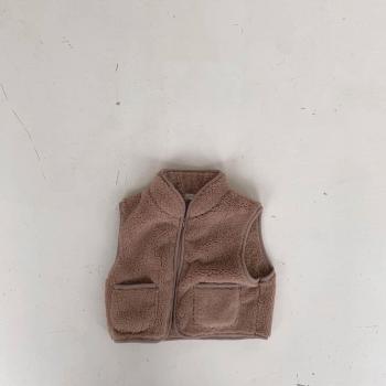 Thick Sleeveless Winter Coat for Children