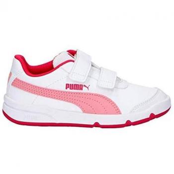 PUMA Stepfleex 2 SL VE V PS, Calzado Unisex para niños, Blanco y Rosa