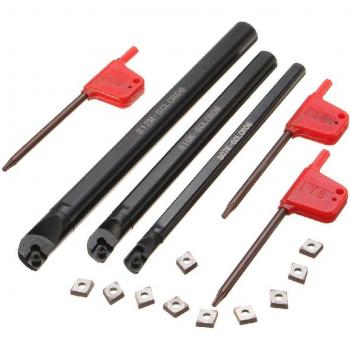 Kit de perçage CCMT0602 : porte-outil et insertions carbure