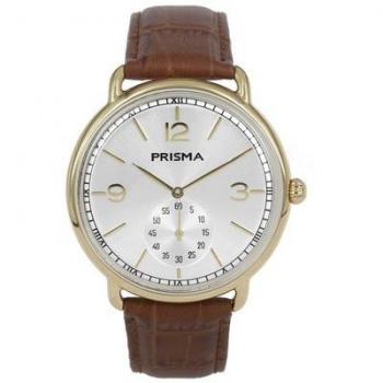Prisma Herenhorloge met CZ P.1917 Goudkleurig