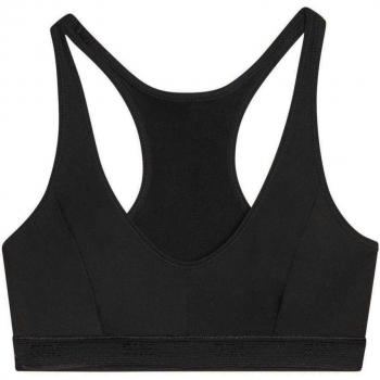 Brassière de sport noire en polyamide