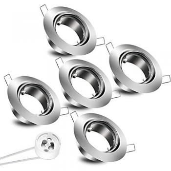 Portalampade Attacco E14-GU10 2 Set