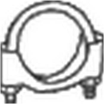 BOSAL Pièce de serrage d'échappement 250-250