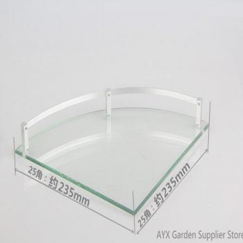 Contemporary Triangular Bathroom Shelf