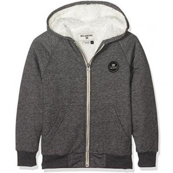 Sudadera Billabong All Day Sherpa con capucha y cremallera para niño Gris Oscuro FR: 14 años