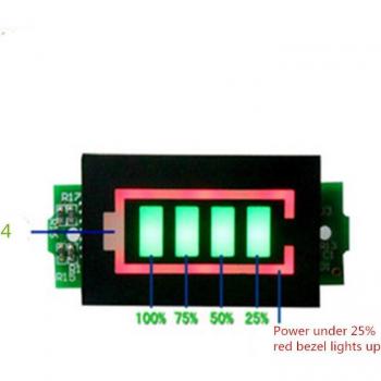 Lithium Lipo Battery Power Level Indicator 6S 7S 8S 10S 13S 16S 25.2V 29.4V 42V 54.6V 67.2V