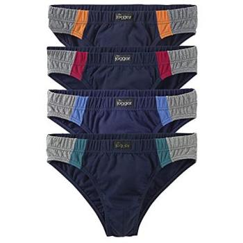 Herren Slip LE JOGGER Blau Unifarben Gr. 4