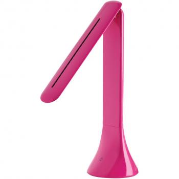 Lampada da scrivania a flip rosa per il comodino