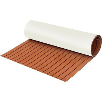 Self-Adhesive 6mm Thick EVA Foam Teak Decking Sheet 94x23''