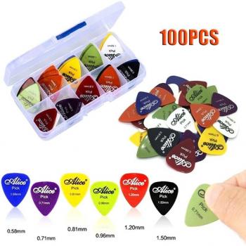 Guitares acoustiques électriques 100 pièces – épaisseur 0,58–1,50 mm, couleur 448C