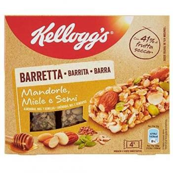 Barrita de Mandarinas Kellogg’s – 4x32 g con Miel y Semillas